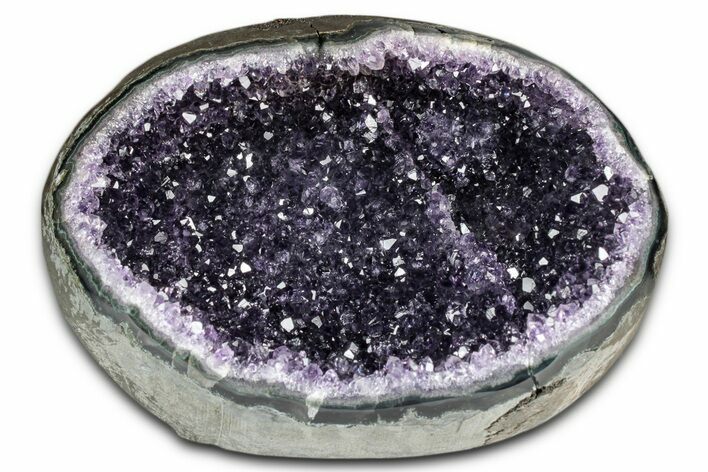 Sparkly Deep-Purple Amethyst Geode - Uruguay #345949